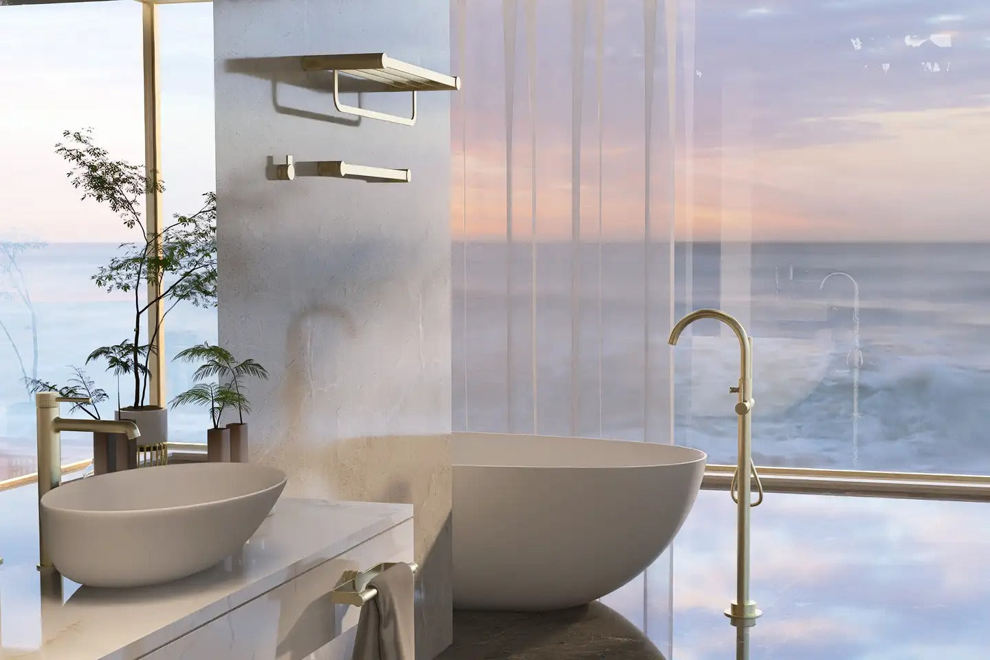 Why Brushed Metal Makes Your Bathroom Look Upscale