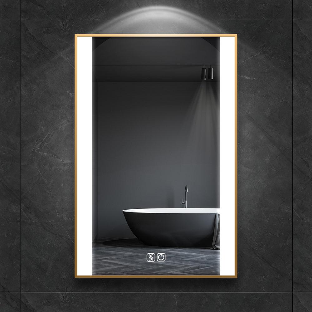 Customized left and right illuminated LED mirror with Frame