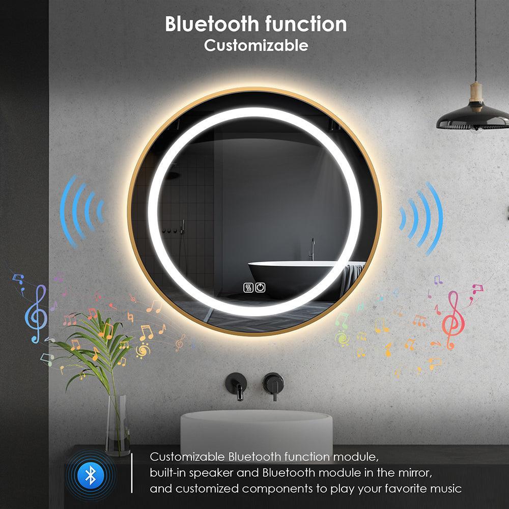 TALLDESI Custom Round LED Mirror