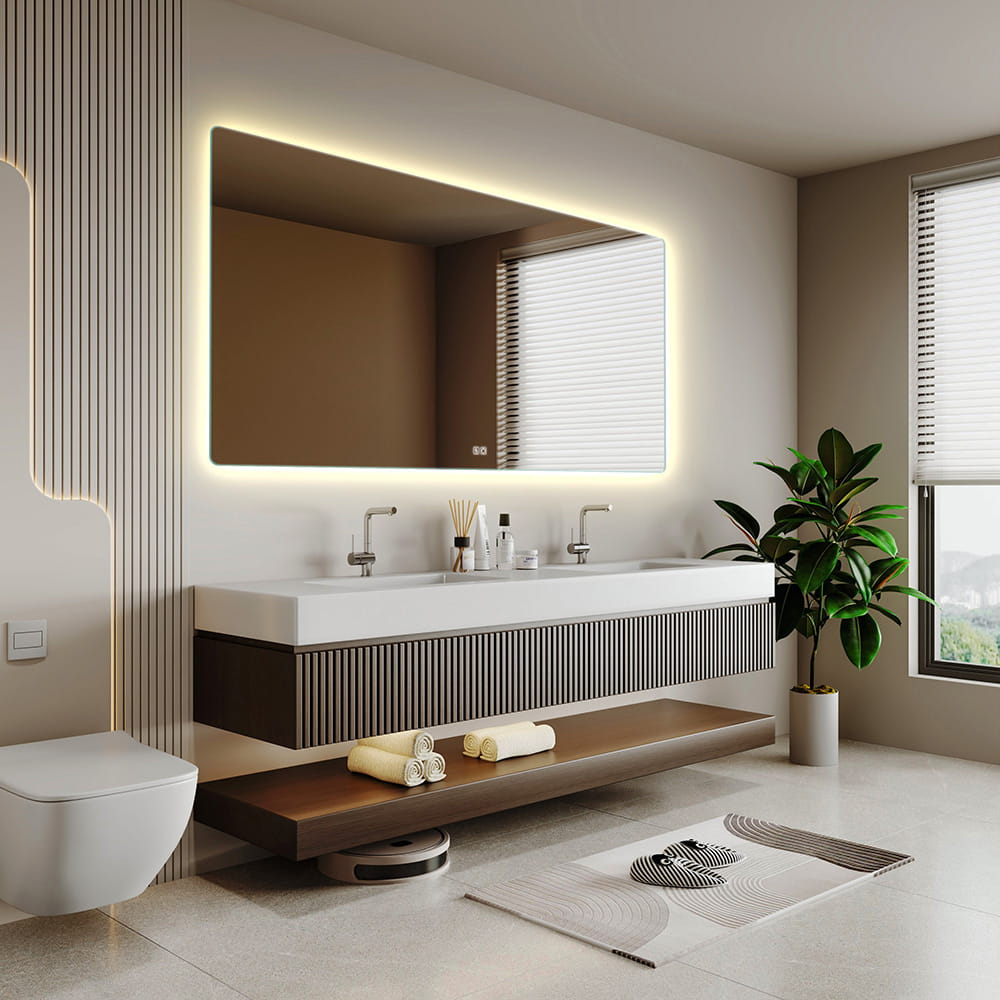 Customize Rounder LED Mirror with Backlight