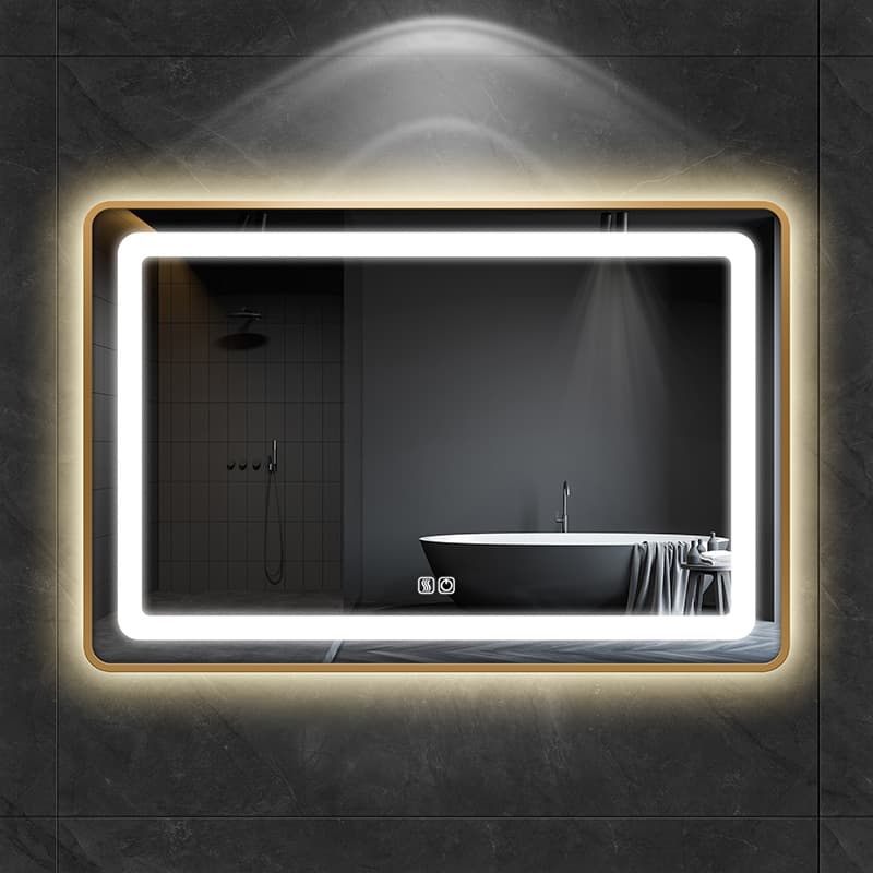 Customized illuminated LED bathroom mirror with Framed