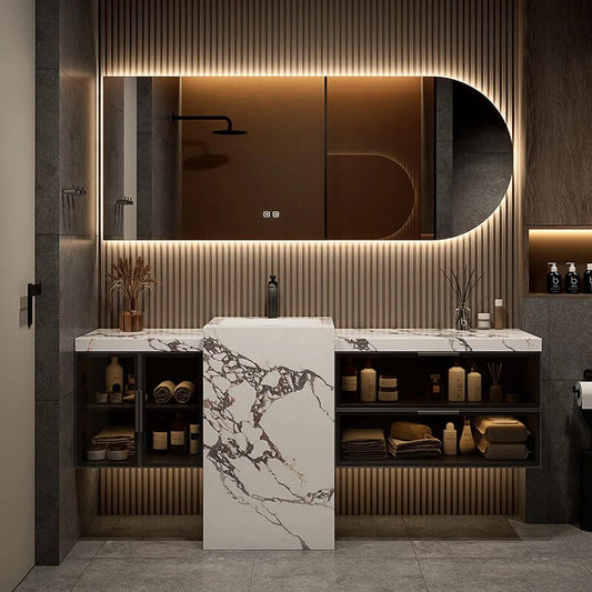 Arched LED Bathroom Mirror