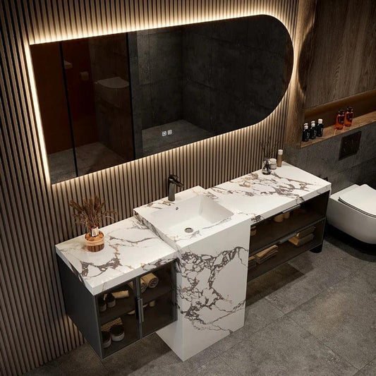 Customized Arched LED Bathroom Mirror with Backlight