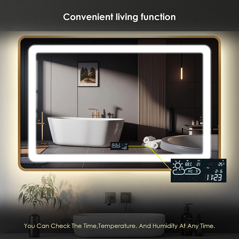 Customized illuminated LED bathroom mirror with Backlight