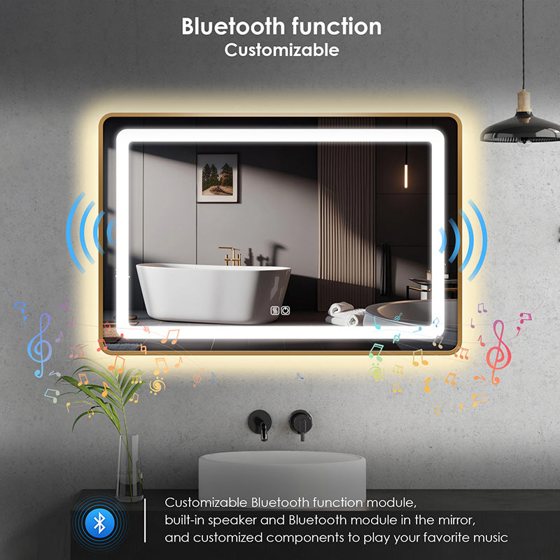 Customized illuminated LED bathroom mirror with Backlight