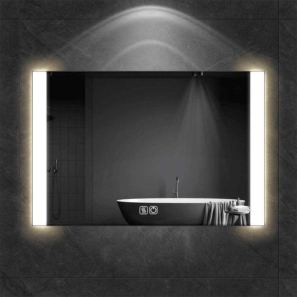 Customized left and right illuminated LED mirror