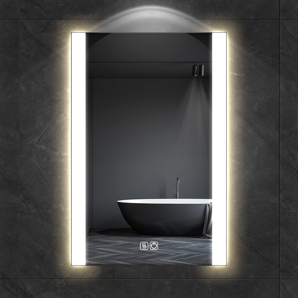 Customized left and right illuminated LED mirror