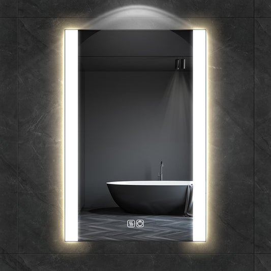 Customized left and right illuminated LED mirror