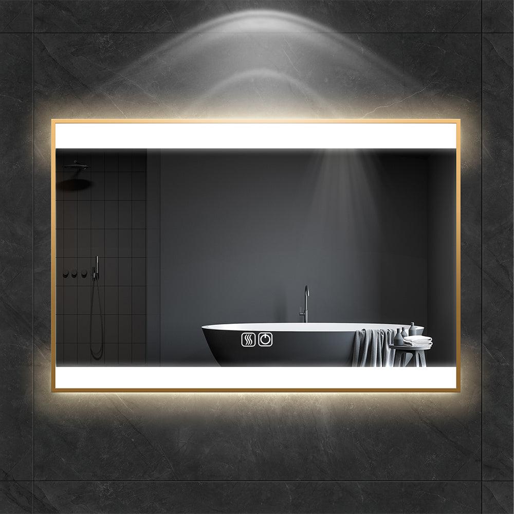 Customized illuminated LED bathroom mirror with Frame