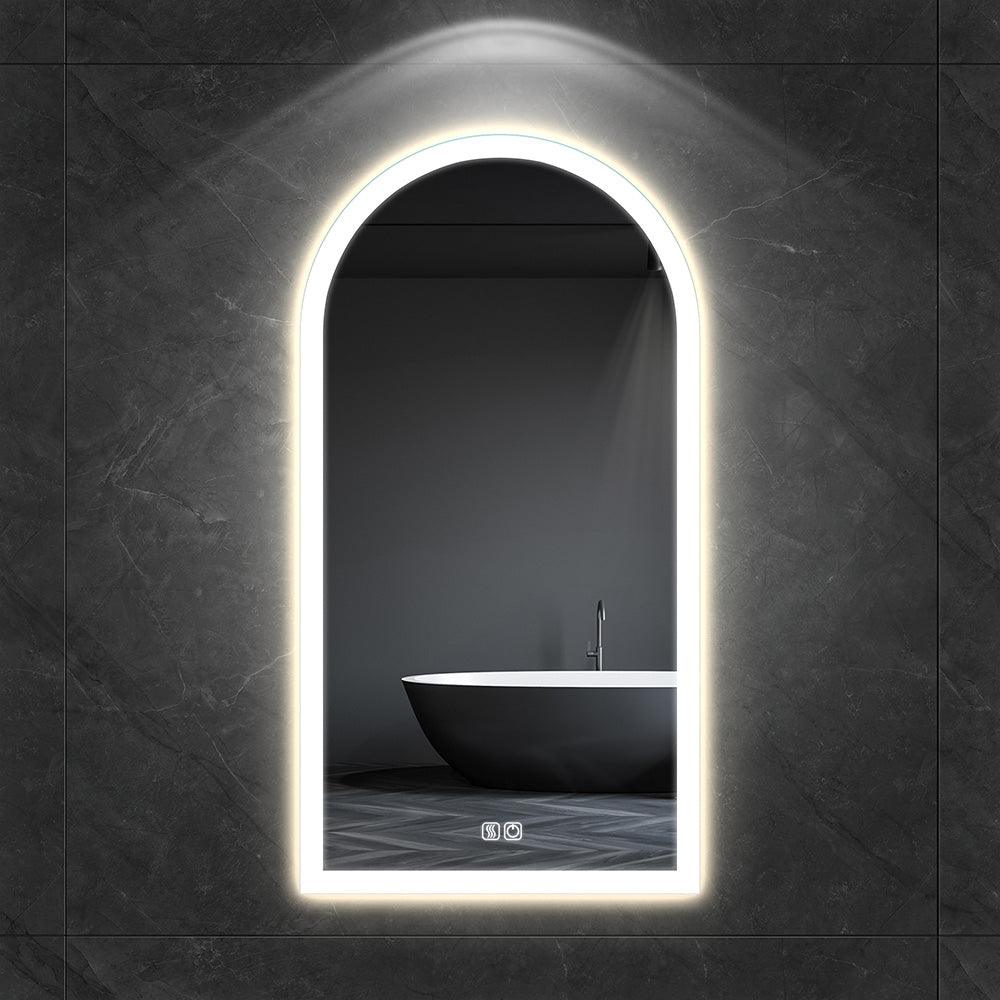 Customized Arched LED Bathroom Mirror