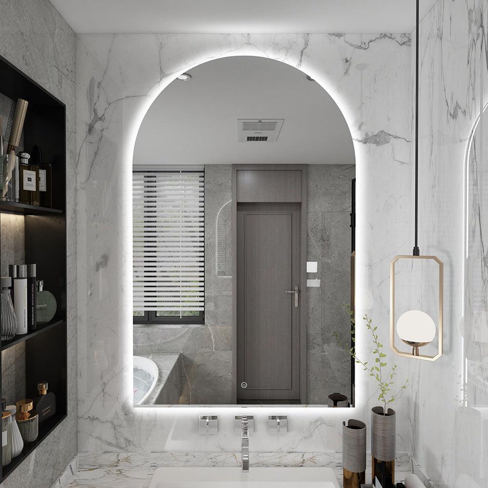 Arched LED Bathroom Mirror