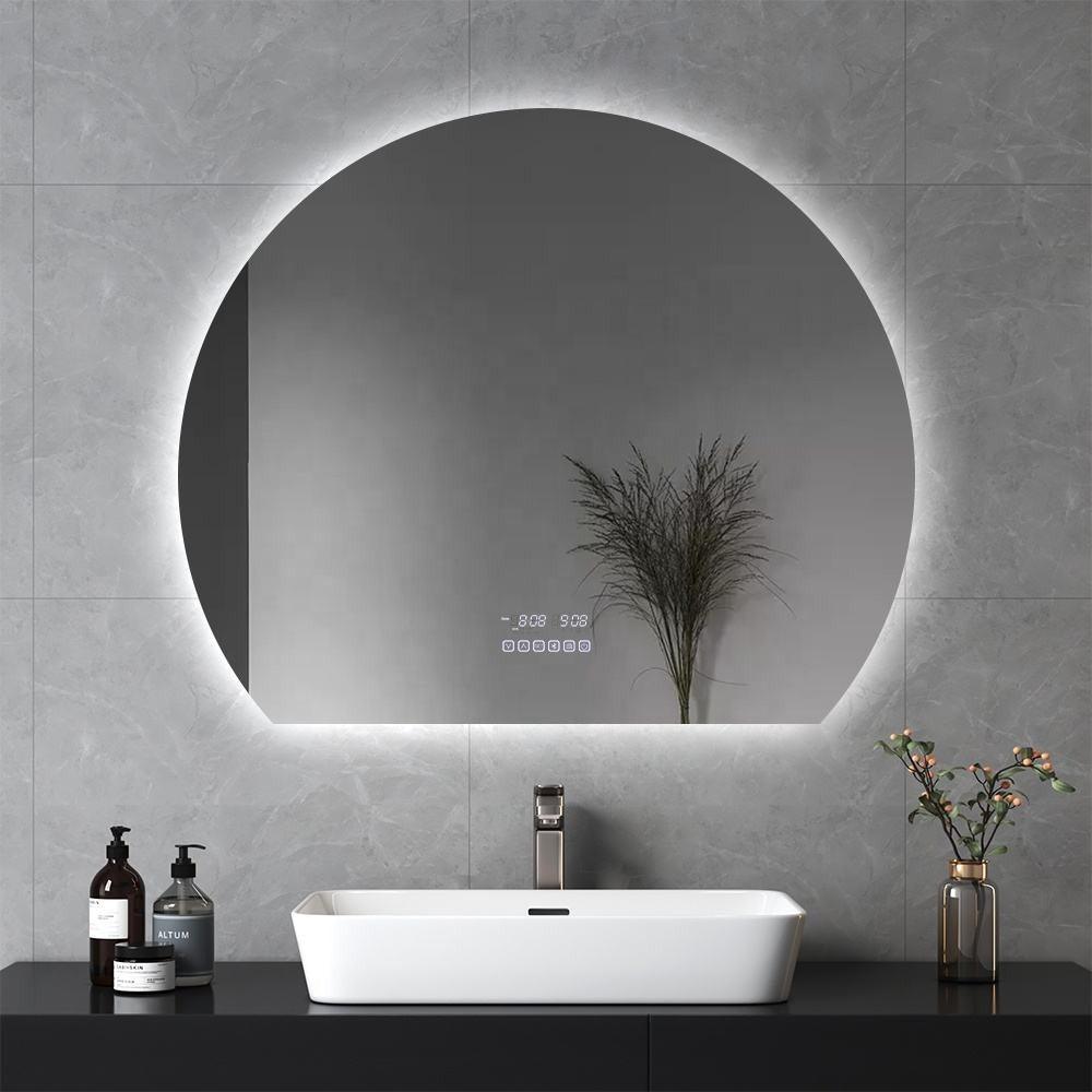 TALLDESI Custom D-Shaped led Mirror with Backlight