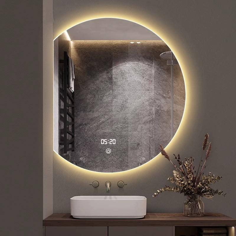 TALLDESI Custom D-Shaped led Mirror with Backlight