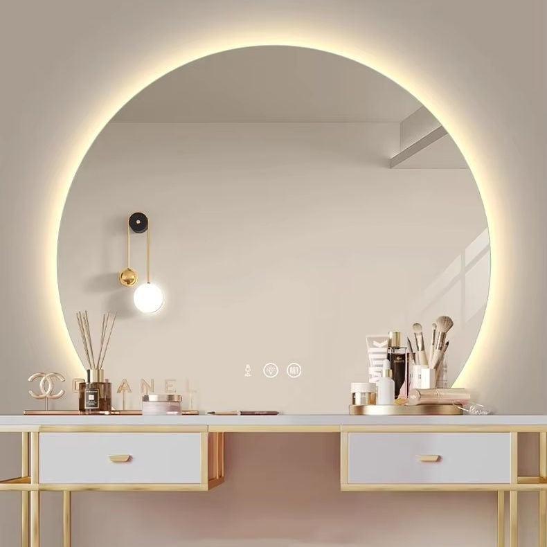 TALLDESI Custom D-Shaped led Mirror with Backlight